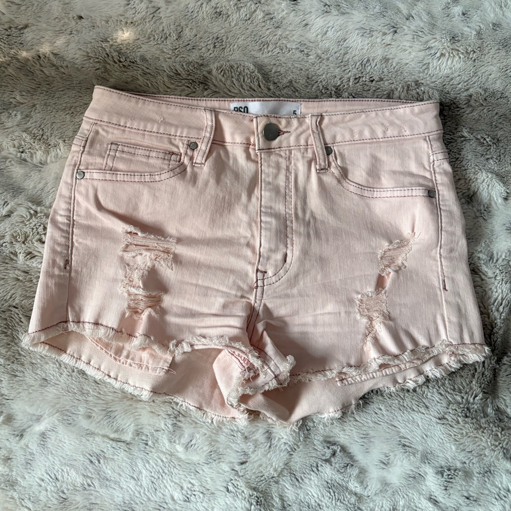 Tilly's RSQ Soft Pink Jean Shorts